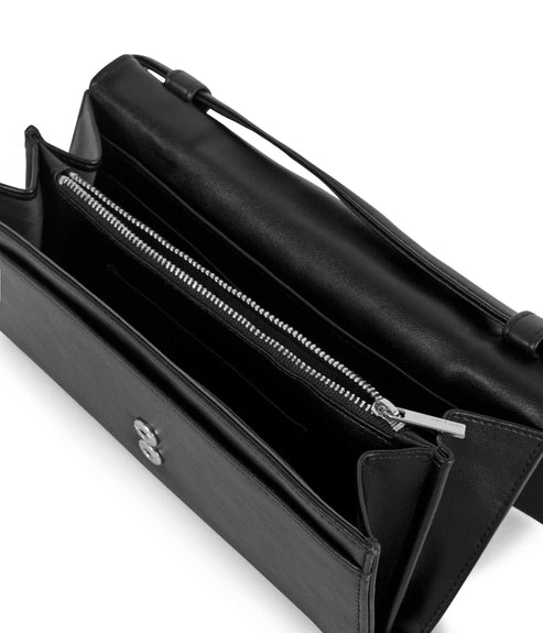 LETTE Vegan Wallet Crossbody Bag - Forum | Color: Black - variant::black