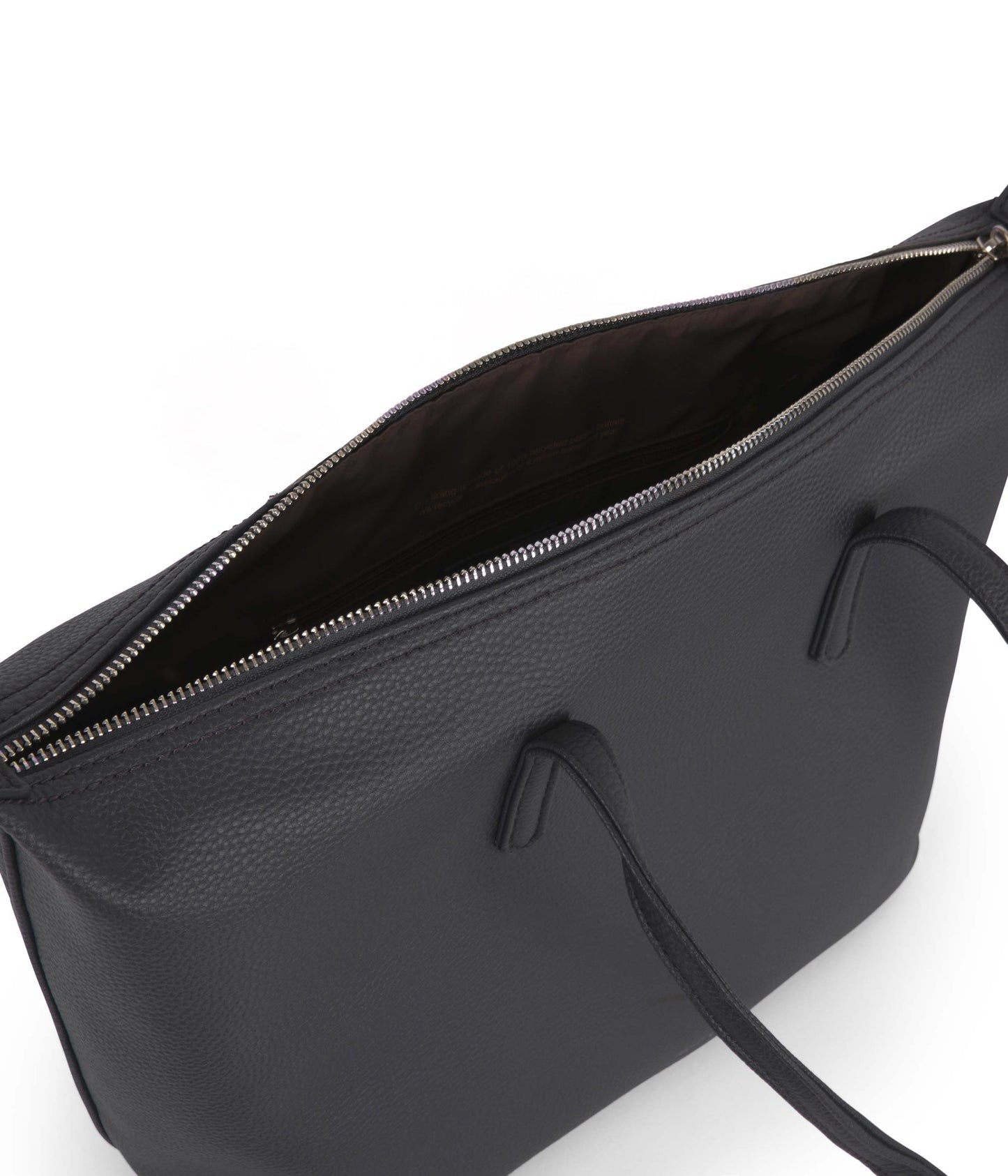 ABBI Vegan Tote Bag - Grain | Color: Coal - variant::coal