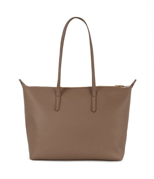ABBI Vegan Tote Bag - Grain | Color: Toffee - variant::toffee