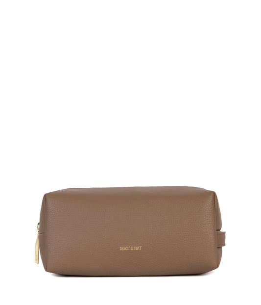 BLAIR Vegan Toiletry Case - Grain | Color: Toffee - variant::toffee