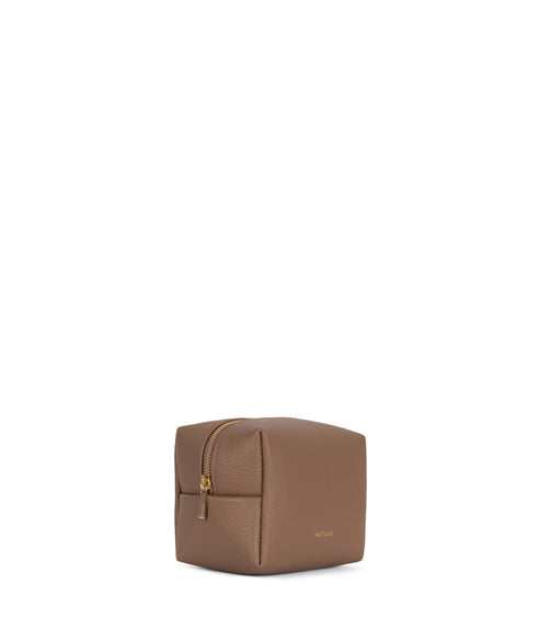 BLAIRSM Small Vegan Toiletry Case - Grain | Color: Toffee - variant::toffee
