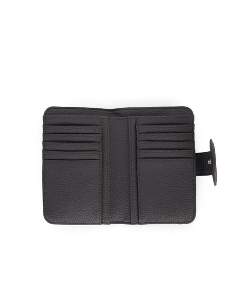 FLOATSM Small Vegan Wallet - Grain | Color: Coal - variant::coal