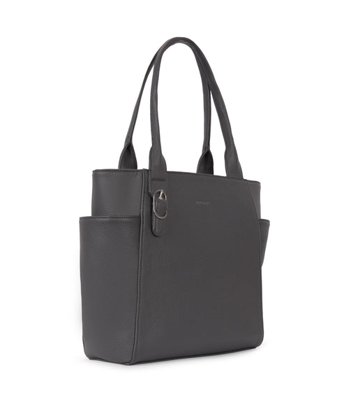 IONA Vegan Tote Bag - Grain | Color: Coal - variant::coal