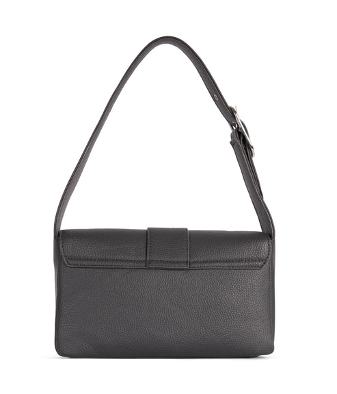 ISABELLE Vegan Shoulder Bag – Grain | Color: Coal - variant::coal