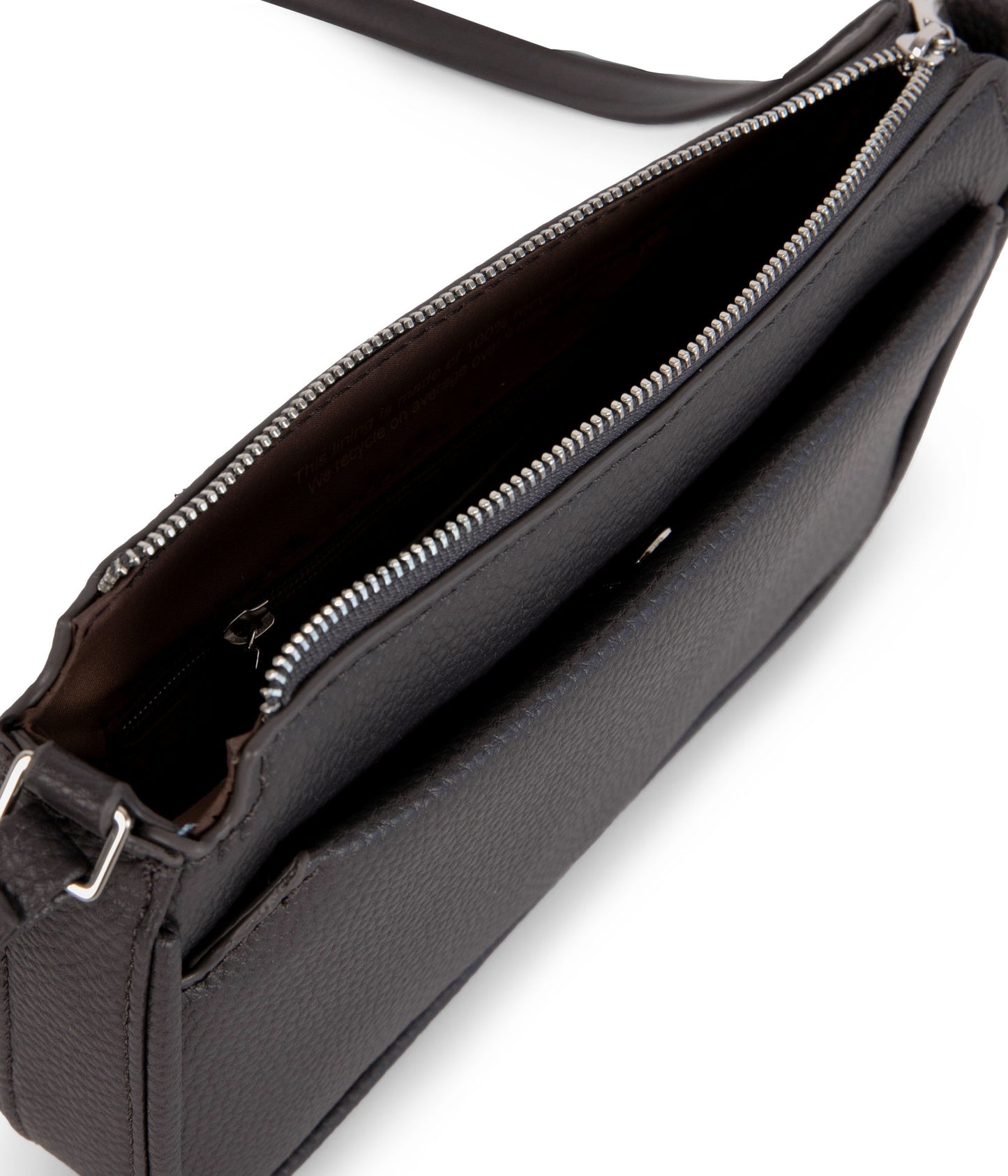 IVY Vegan Crossbody Bag - Grain | Color: Coal - variant::coal