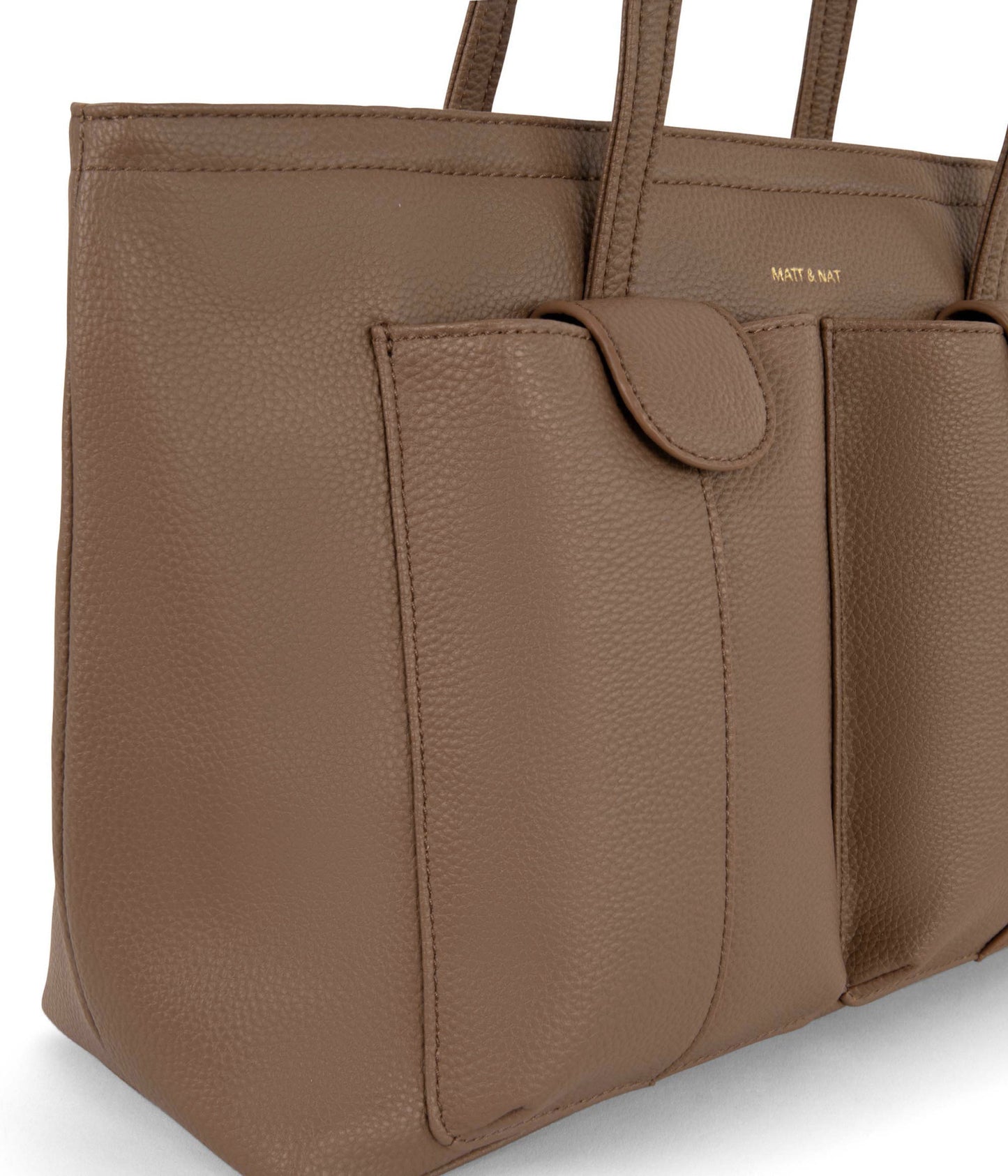 JOS Vegan Tote Bag - Grain | Color: Toffee - variant::toffee