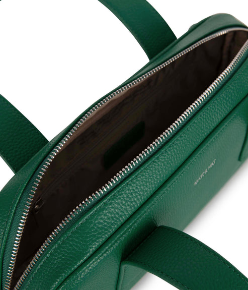 LEMUR Vegan Satchel – Grain | Color: Avocado - variant::avocado