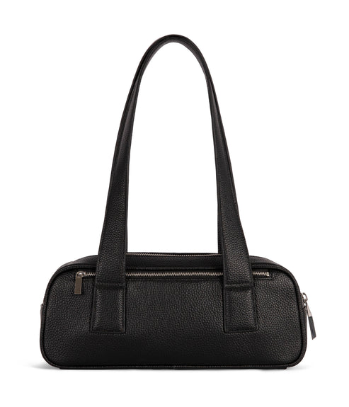 LEMUR Vegan Satchel – Grain | Color: Black - variant::black