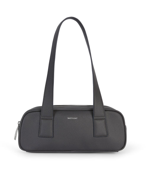 LEMUR Vegan Satchel – Grain | Color: Coal - variant::coal