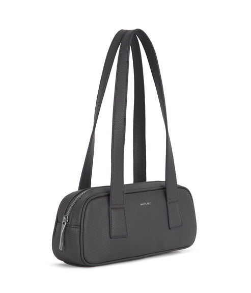LEMUR Vegan Satchel – Grain | Color: Coal - variant::coal
