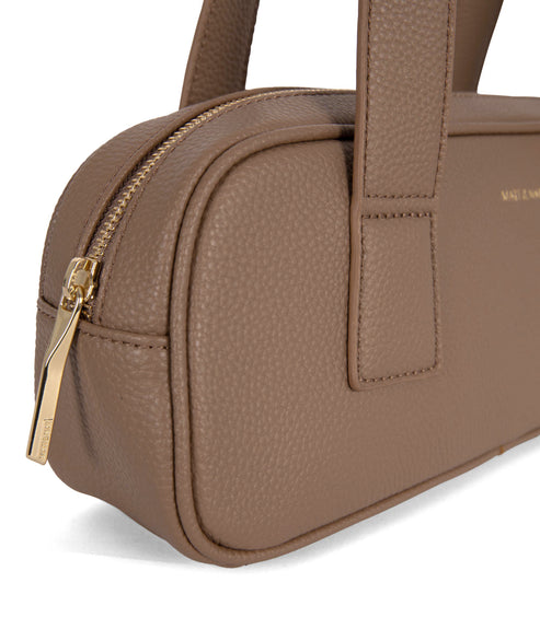 LEMUR Vegan Satchel – Grain | Color: Toffee - variant::toffee