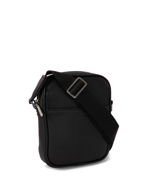MAREO Vegan Crossbody Bag – Grain | Color: Black - variant::black