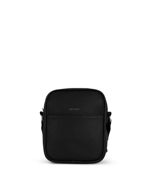 MAREO Vegan Crossbody Bag – Grain | Color: Black - variant::black