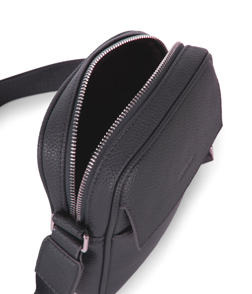 MAREO Vegan Crossbody Bag – Grain | Color: Coal - variant::coal
