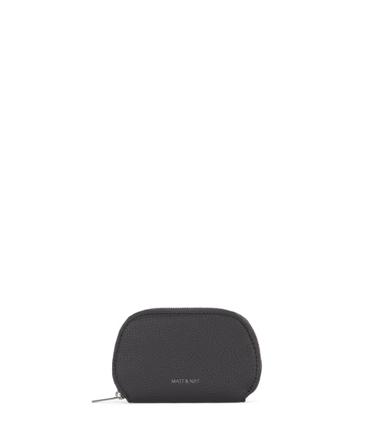 NADYA Vegan Card Holder – Grain | Color: Coal - variant::coal