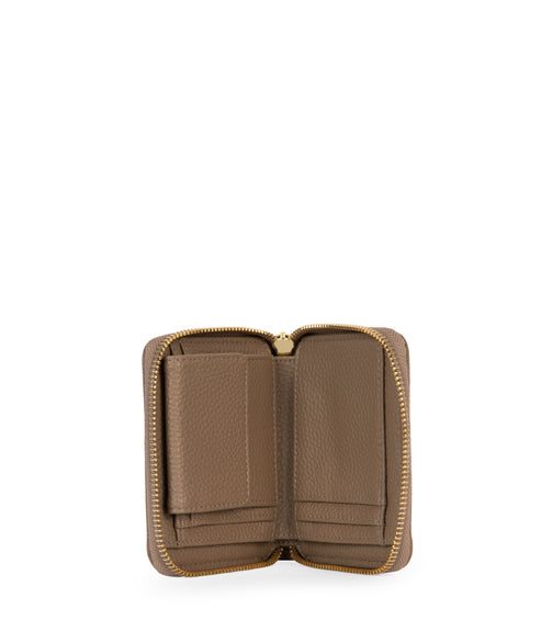 RUE Small Vegan Zip Wallet - Grain | Color: Toffee - variant::toffee
