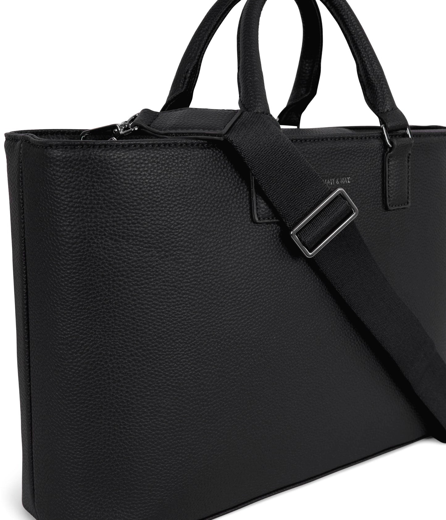 SEVYN Vegan Satchel - Grain | Color: Black - variant::black