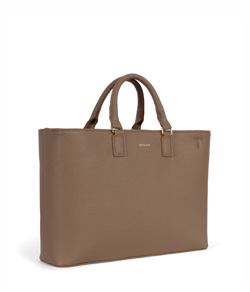 SEVYN Vegan Satchel - Grain | Color: Toffee - variant::toffee