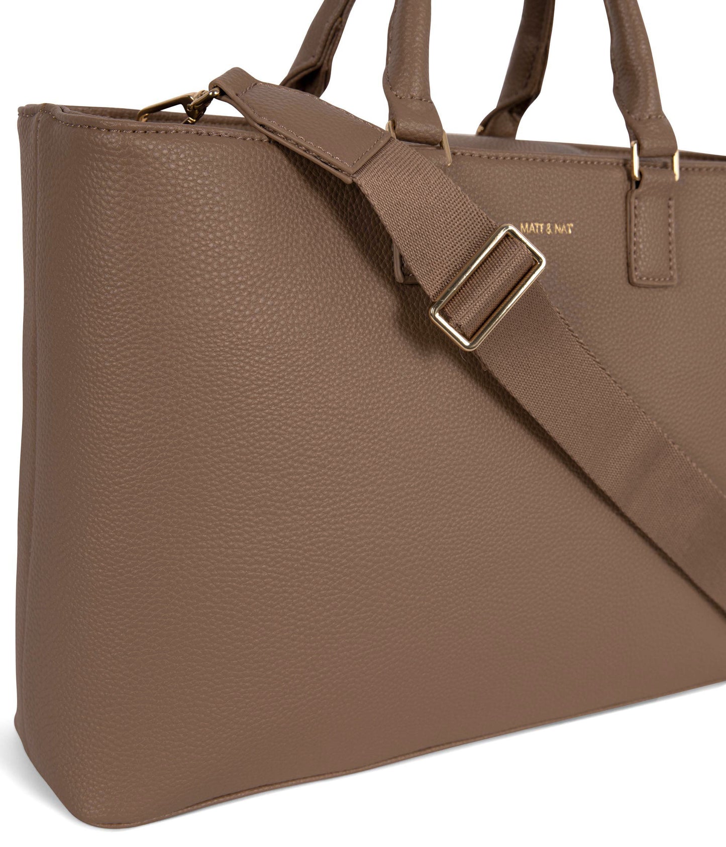 SEVYN Vegan Satchel - Grain | Color: Toffee - variant::toffee