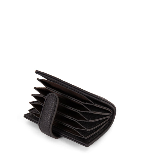 CREPE Vegan Accordion Card Holder – Grain | Color: Coal - variant::coal