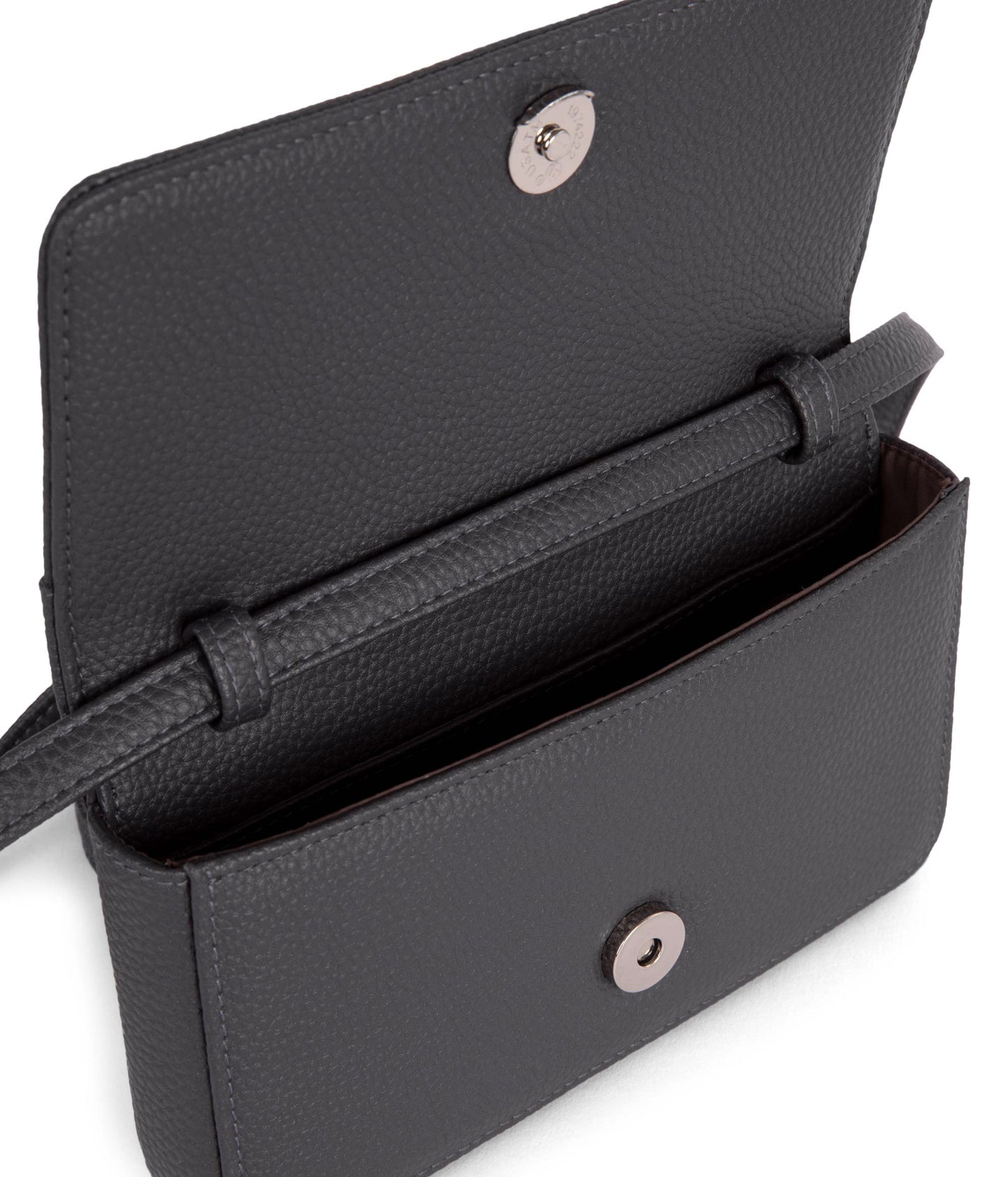 ERIN Vegan Crossbody Bag - Grain | Color: Coal - variant::coal