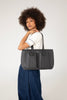 JOS Vegan Tote Bag - Grain | Color: Black - variant::black