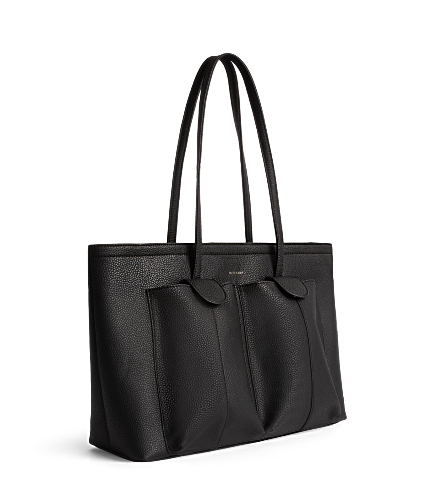 JOS Vegan Tote Bag - Grain | Color: Black - variant::black