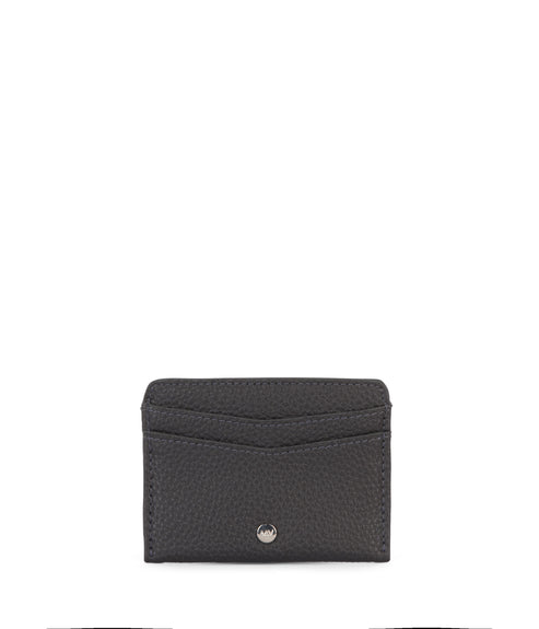 JUNYA Vegan Card Holder - Grain | Color: Coal - variant::coal