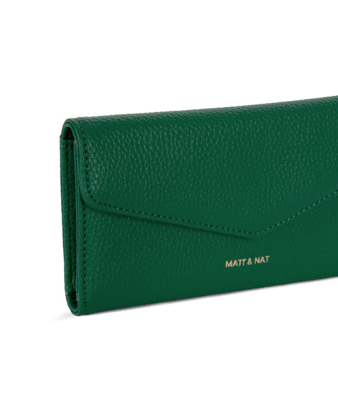 Raye Vegan Wallet - Grain | Color: Avocado - variant::avocado
