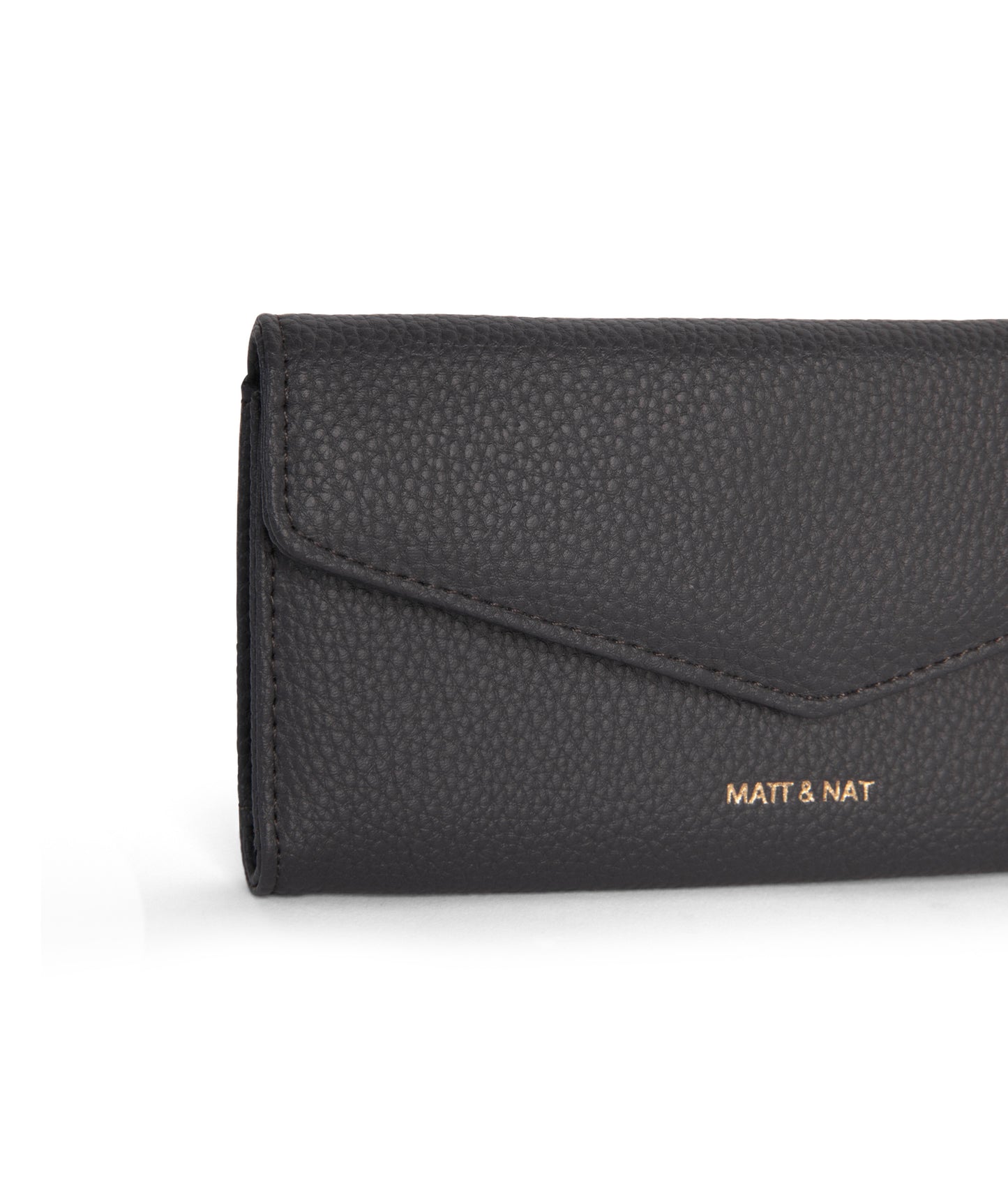 Raye Vegan Wallet - Grain | Color: Coal - variant::coal