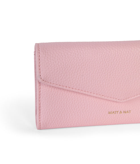 Raye Vegan Wallet - Grain | Color: Quartz - variant::quartz