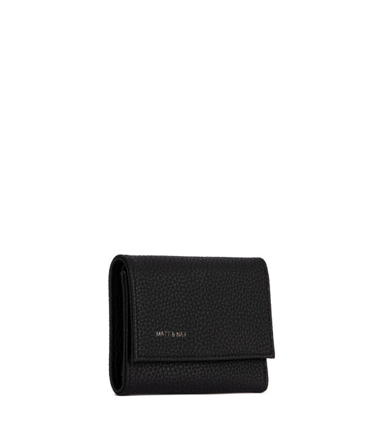 ARTIN Vegan Wallet - Grain | Color: Black - variant::black