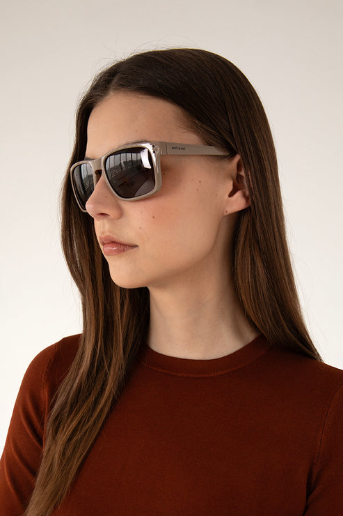 JADA Classic Modern Recycled Sunglasses | Color: Brown - variant::brown