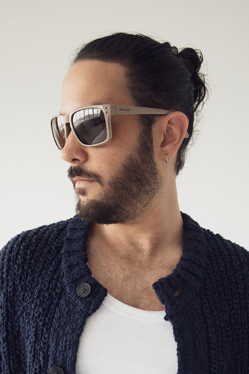 JADA Classic Modern Recycled Sunglasses | Color: Brown - variant::brown