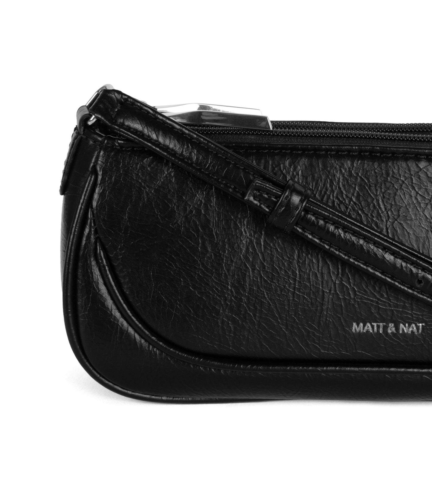 BUDDY Vegan Crossbody Bag – Theme | Color: Black - variant::black