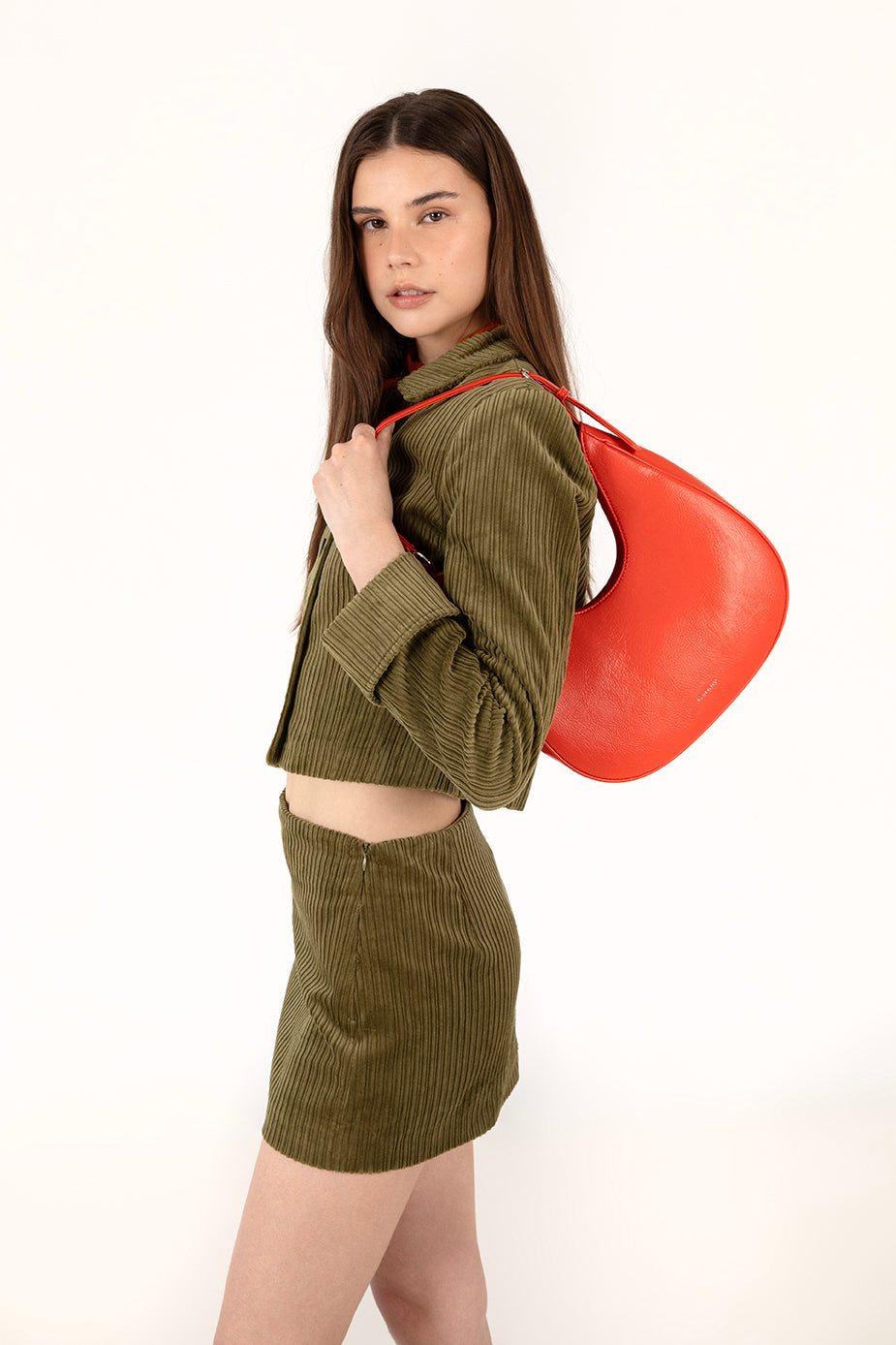CELLO Vegan Shoulder Bag – Theme | Color: Tomato - variant::tomato