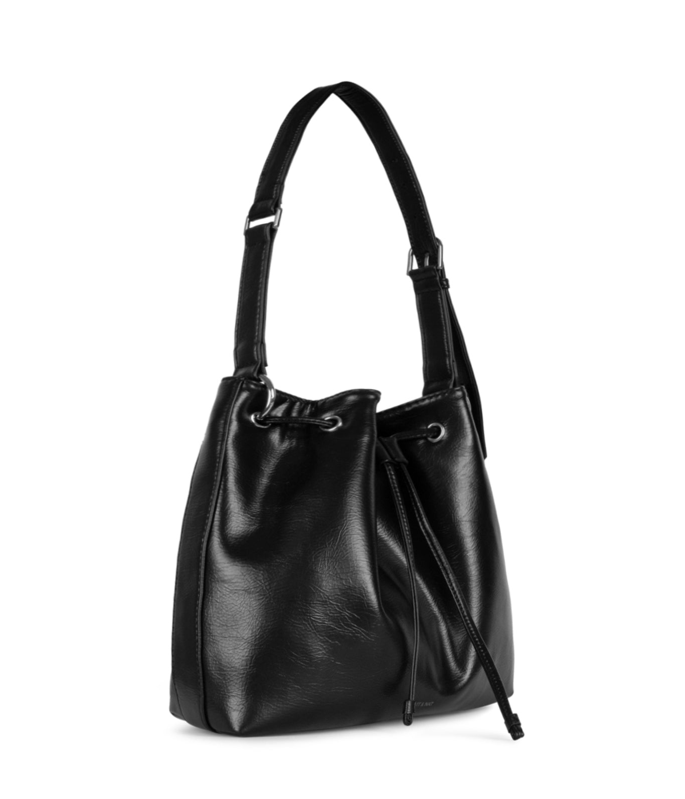 JAN Vegan Bucket Bag – Theme | Color: Black - variant::black