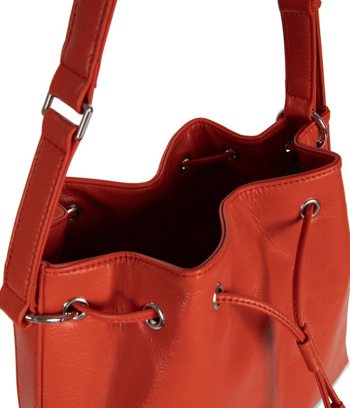 JAN Vegan Bucket Bag – Theme | Color: Tomato - variant::tomato
