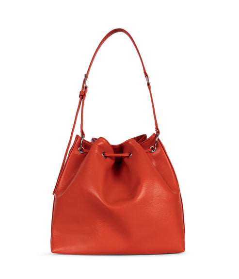 JAN Vegan Bucket Bag – Theme | Color: Tomato - variant::tomato