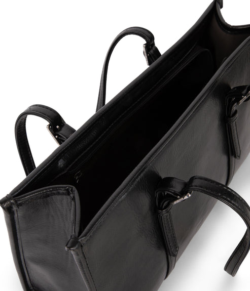 ZEPHYR Vegan Tote Bag – Theme | Color: Black - variant::black