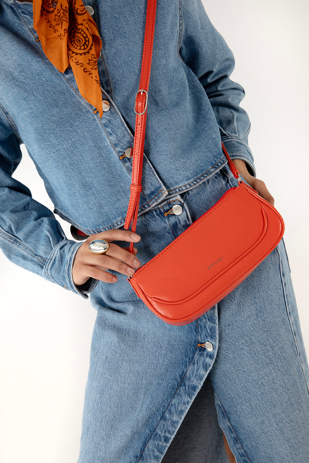 BUDDY Vegan Crossbody Bag – Theme | Color: Coffee - variant::coffee