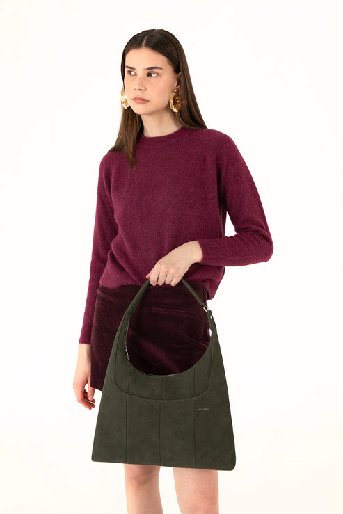 EMMA Vegan Shoulder Bag – Solstice | Color: Latte - variant::latte