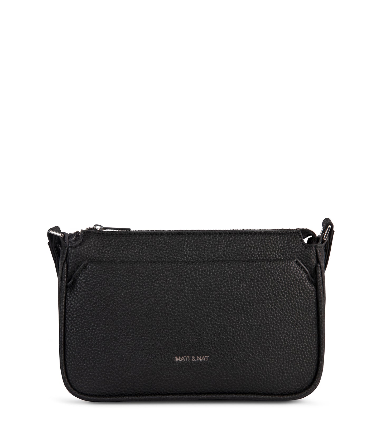 IVY Vegan Crossbody Bag - Grain | Color: Black - variant::black