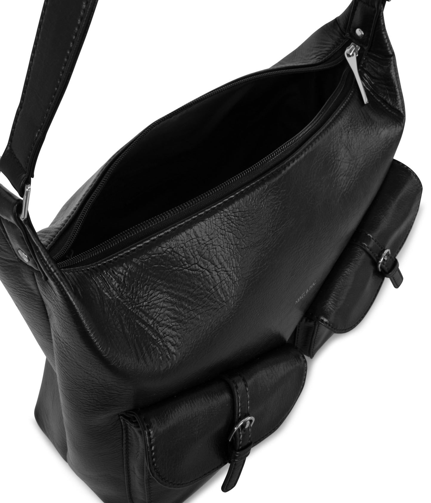 MALDA Vegan Shoulder Bag – Theme | Color: Black - variant::black