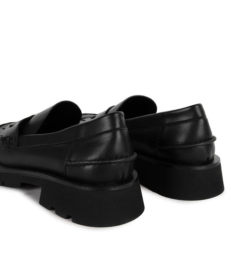 CELESTE Women's Vegan Loafers | Color: Black - variant::black