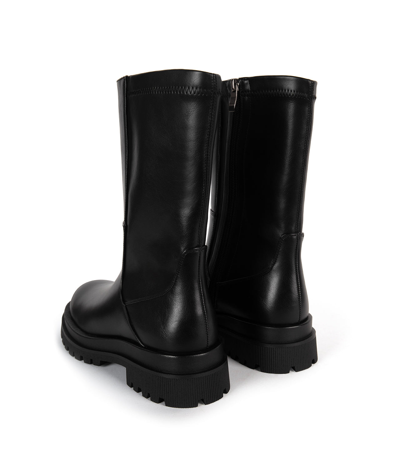ENIYA Women's Vegan Mid-Calf Boot | Color: Black - variant::black
