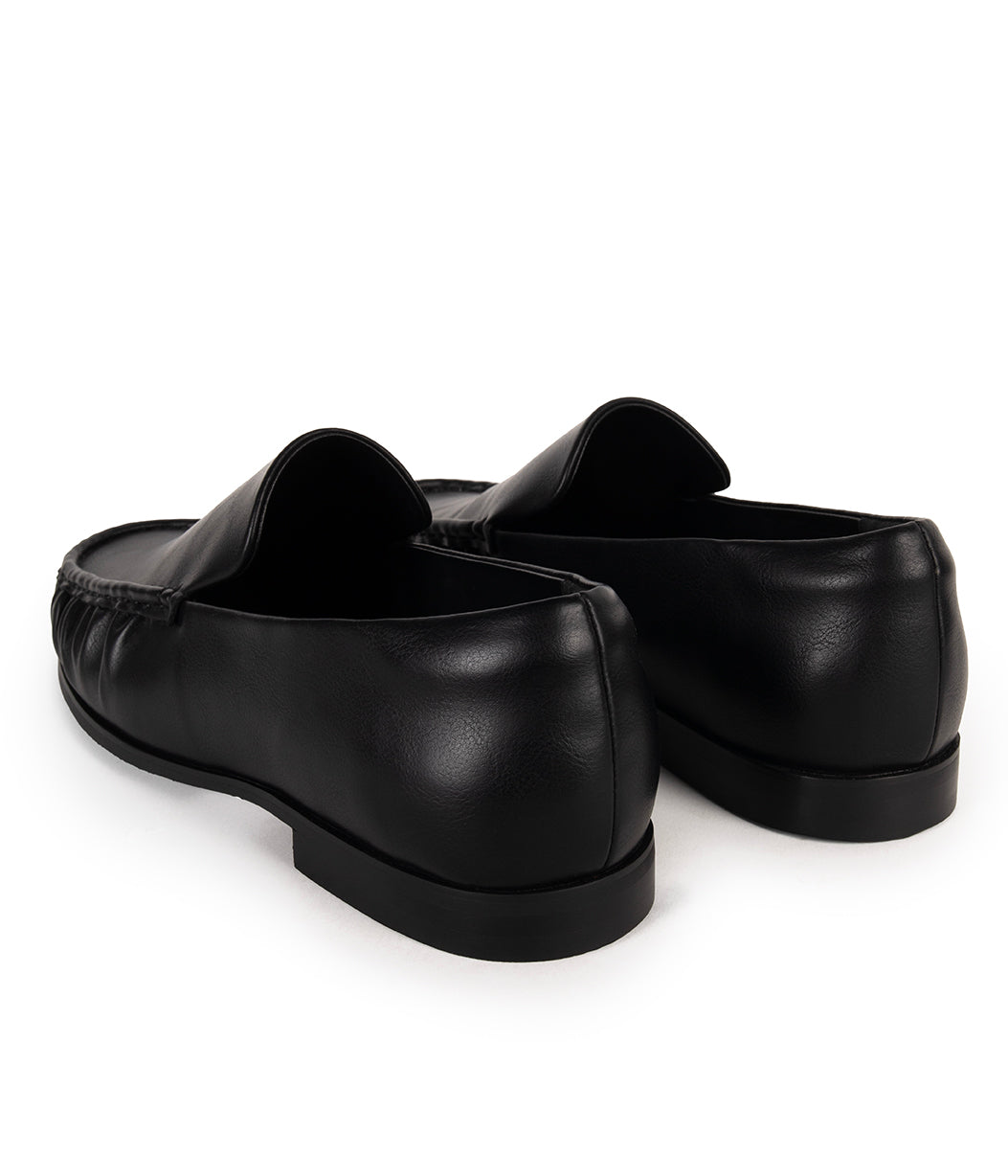 EZRI Men's Vegan Loafers | Color: Black - variant::black