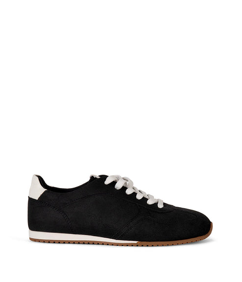 ZETTA Women's Vegan Sneakers | Color: Black - variant::black