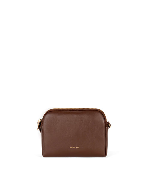 KRISTY Slim Vegan Crossbody Bag - Forum | Color: Cocoa - variant::cocoa