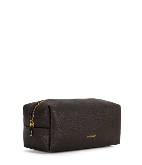 BLAIR Vegan Toiletry Case - Grain | Color: Fudge - variant::fudge